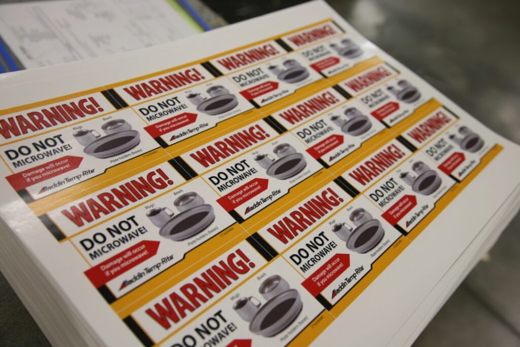 Dynamark Graphics Group_Product Warning Labels
